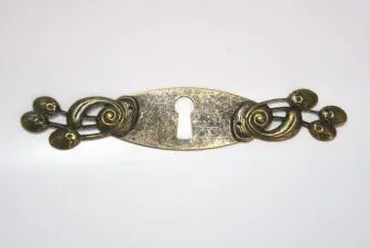 Jugendstil beslag bloem