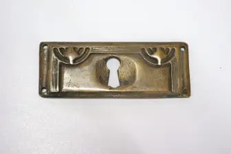 Jugendstil sleutelplaat lade