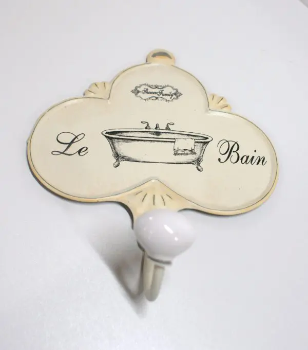 Vintage handdoek bordje
