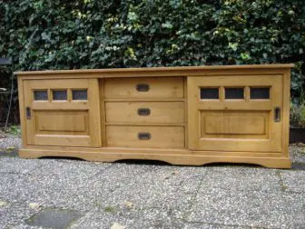 Tv meubel grenen