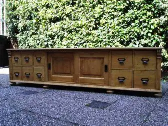 houten tv dressoir