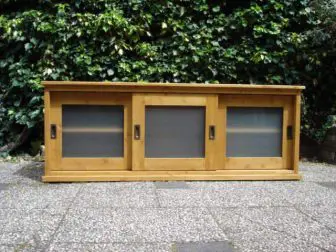 geloogd grenen tv meubel