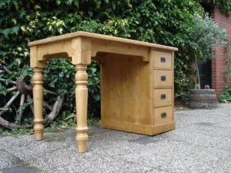 grenen bureau tafelmodel