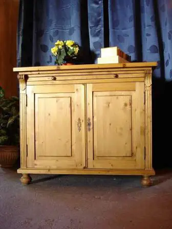 grenen deuren commode