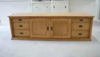 grenen tv kast op maat