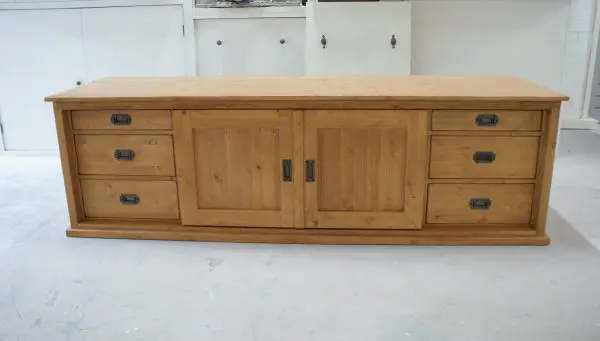grenen tv kast op maat