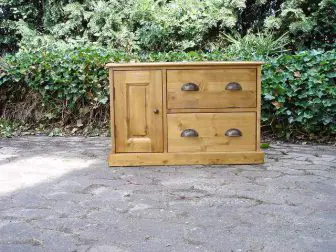 grenen tv kastje op maat