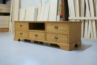 grenen tv meubel laden