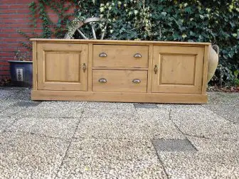 tv meubel op maat hout