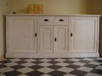 white wash dressoir