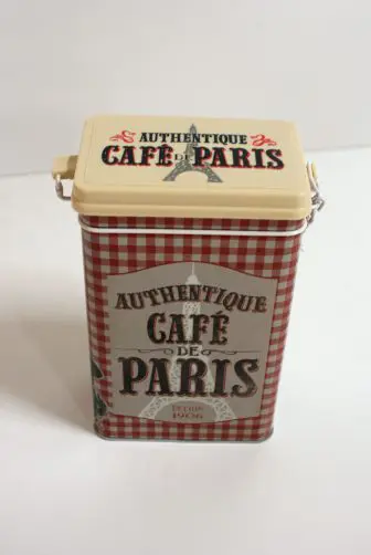 nostalgisch koffieblik