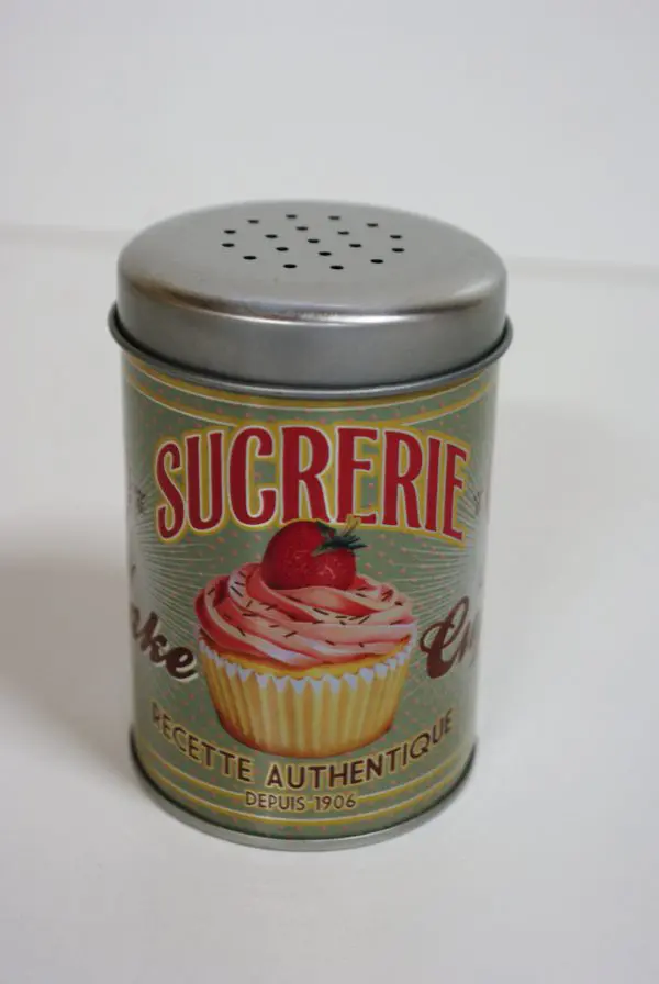 poedersuikerstrooier lady cupcake