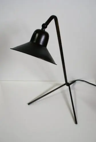 Industriële bureaulamp zwart
