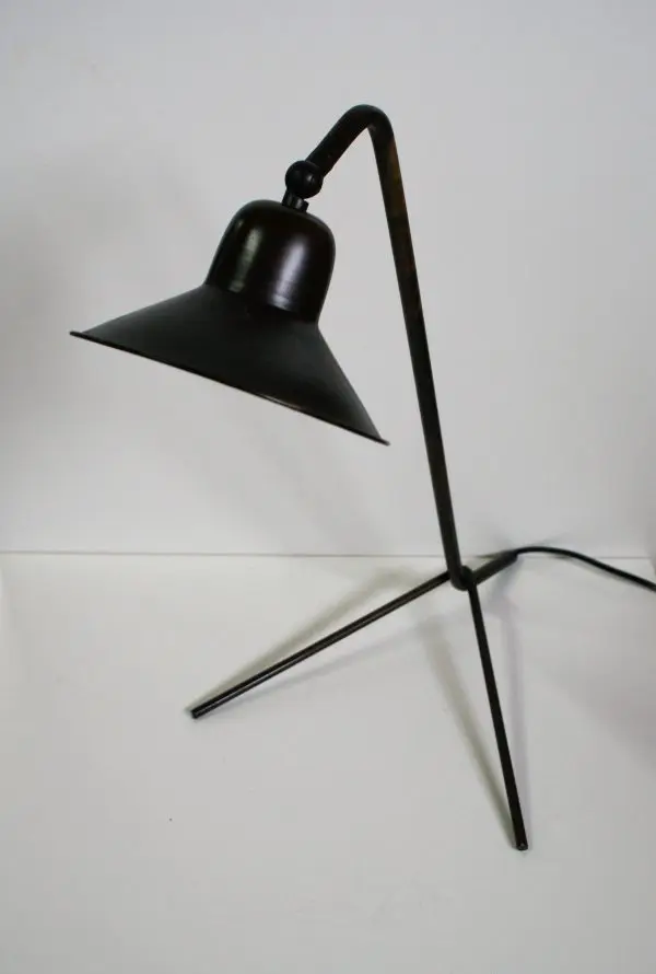 Industriële bureaulamp zwart