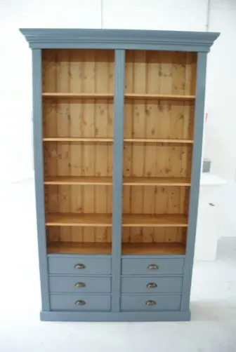 boekenkast op maat Ral 7031