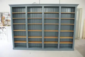 landelijke boekenkast op maat
