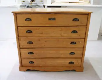 grenen commode kast