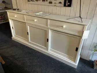 Dressoir schuifdeuren wit