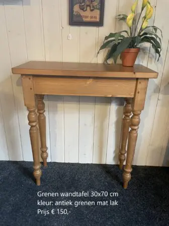 grenen wandtafeltje