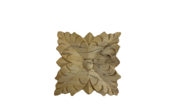 rozet bloem hout