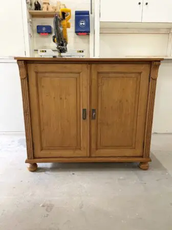 massief houten commode