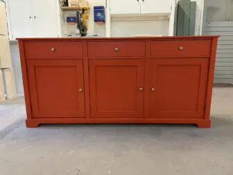 dressoir rood