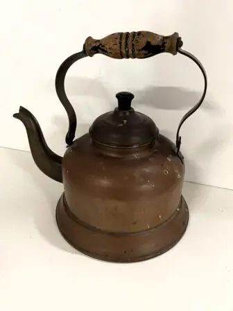 oude koperen ketel