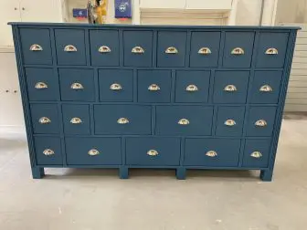 apothekerskast blauw