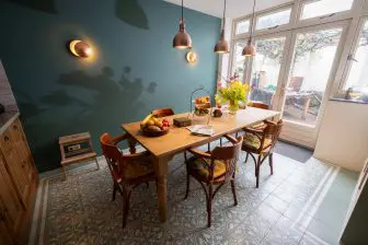 grenen houten tafel