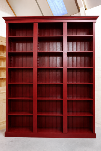 Boekenkast rood