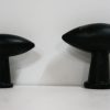 Kastknop zwart 45mm breed en 55mm breed