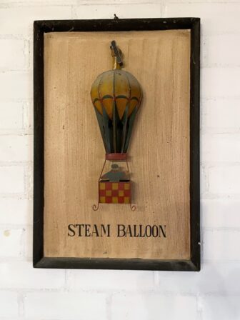 bord vintage steam balloon