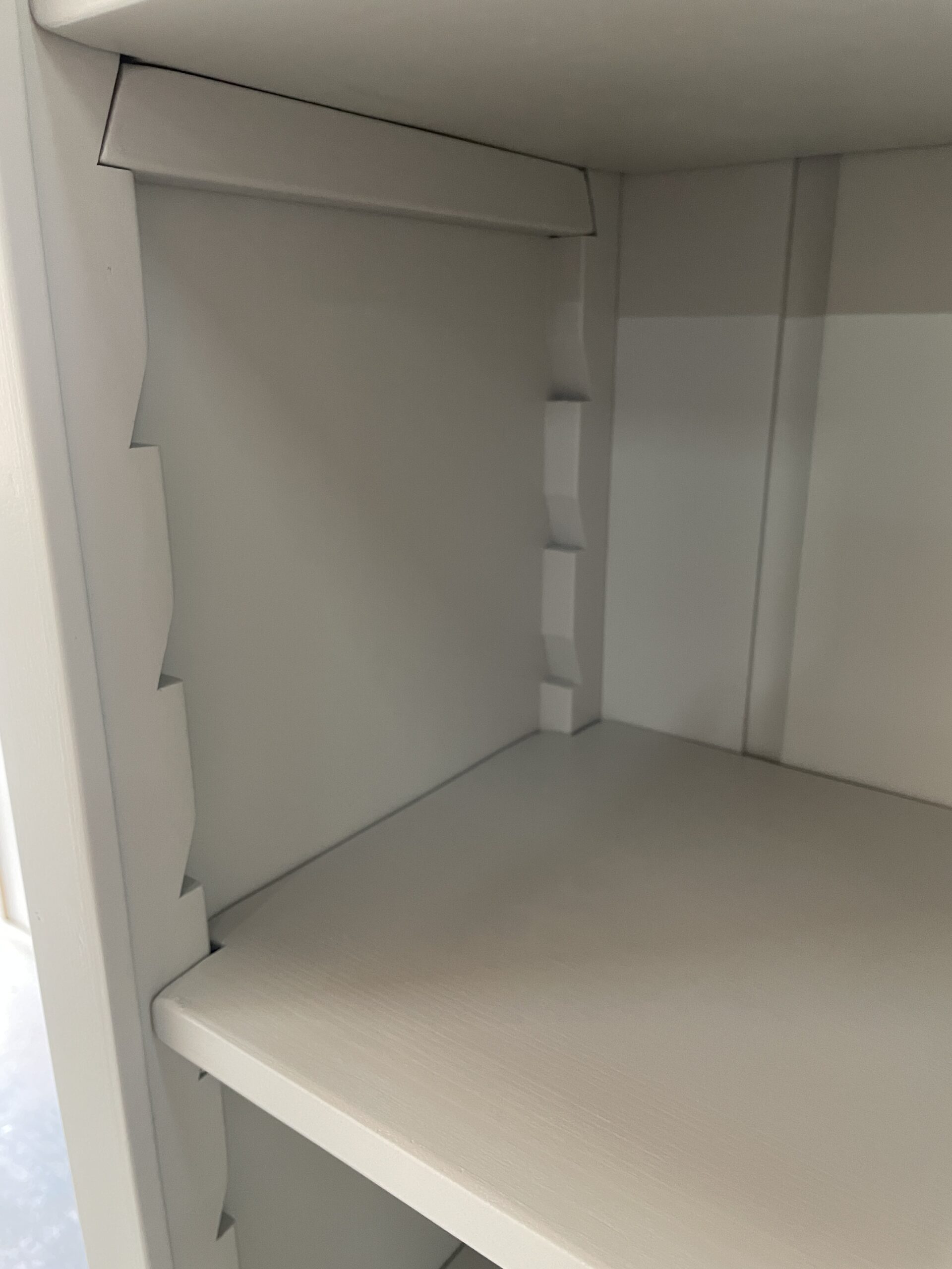 WOLTU Boekenkast Met 5 Etages En Lade - Hoekplank Smal Met Stalen Frame Licht Eiken + Wit - 40x30x187 Cm