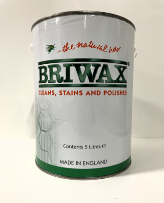 Briwax medium brown 5 liter