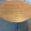 antiek grenen mat lak ronde tafel 120 cm.