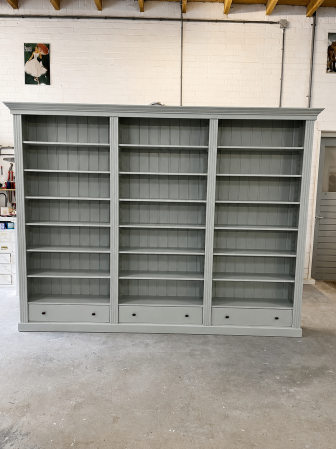 boekenkast op maat Ral 9018